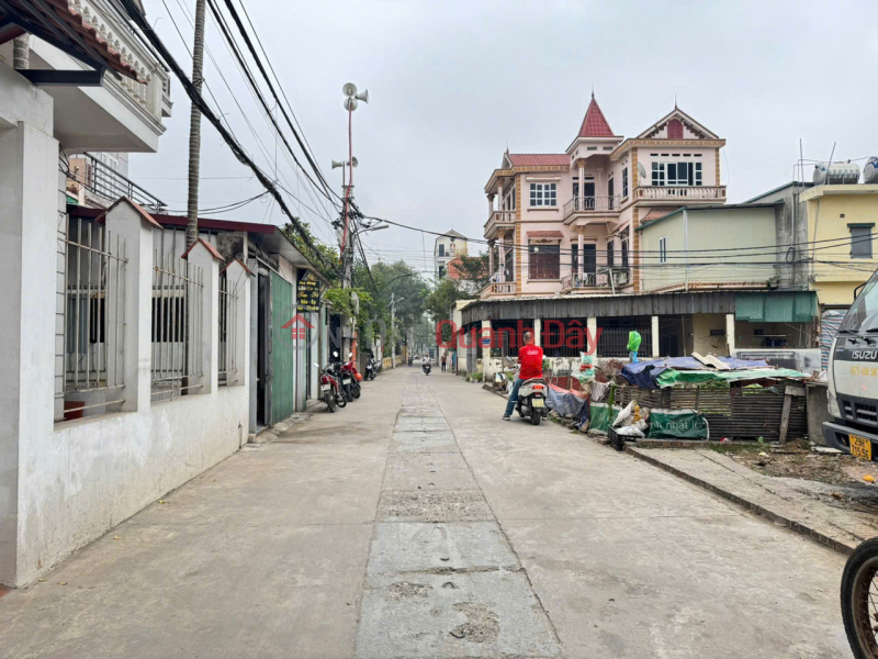 Land for sale in group 4, Quang Minh town, Me Linh. Main road of the village, car can avoid, frontage for business Sales Listings