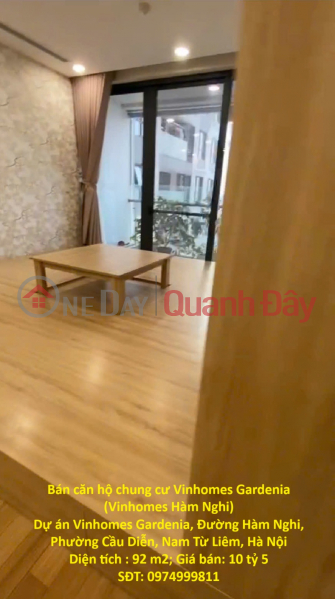 Vinhomes Gardenia apartment for sale (Vinhomes Ham Nghi) Sales Listings