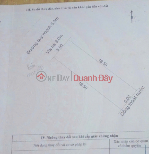 OWNER SELLING LAND PLOT ON BAU MAC 20 STREET – LIEN CHIEU DISTRICT, DA NANG Sales Listings