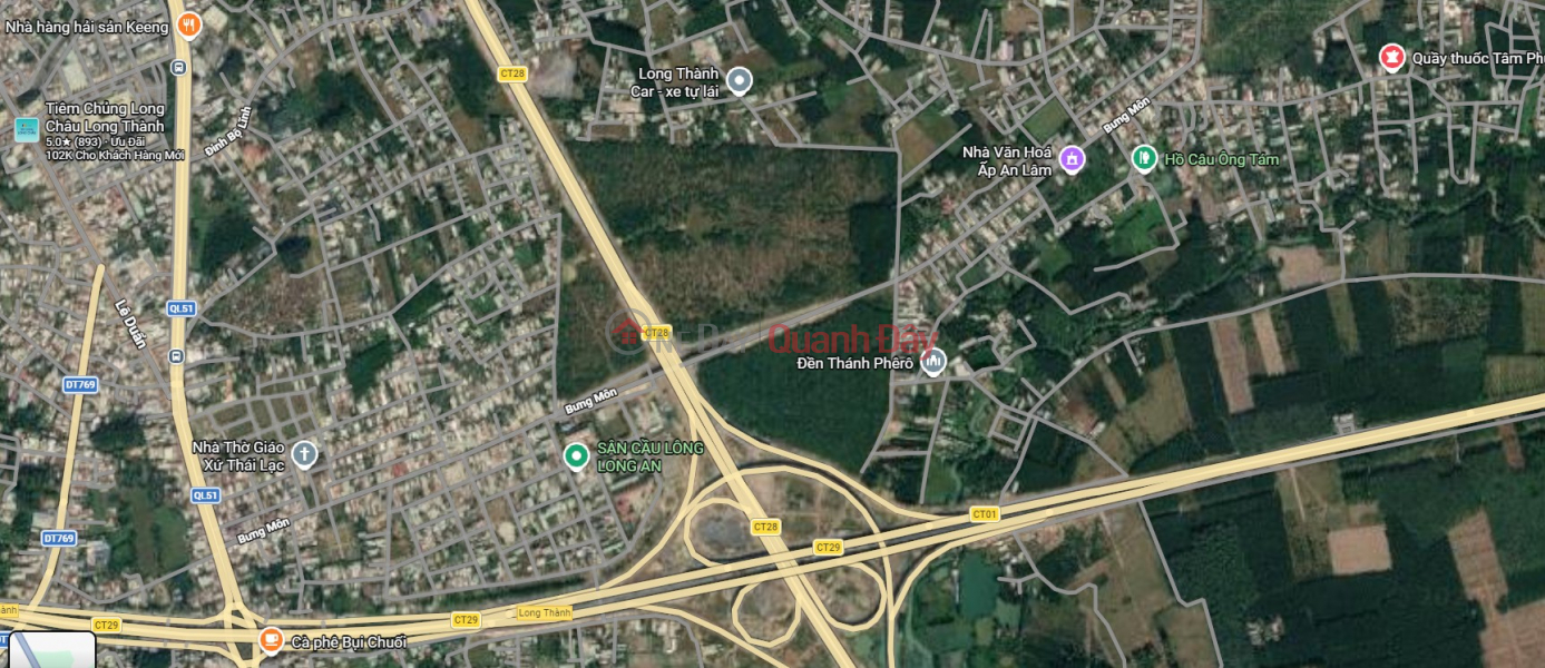 Property Search Vietnam | OneDay | Nhà ở Niêm yết bán, Chính chủ bán đất mặt tiền Bưng Môn 244,6m2 gần Sân bay Long Thành, có nhà cấp 4, chỉ 300m ra cao tốc