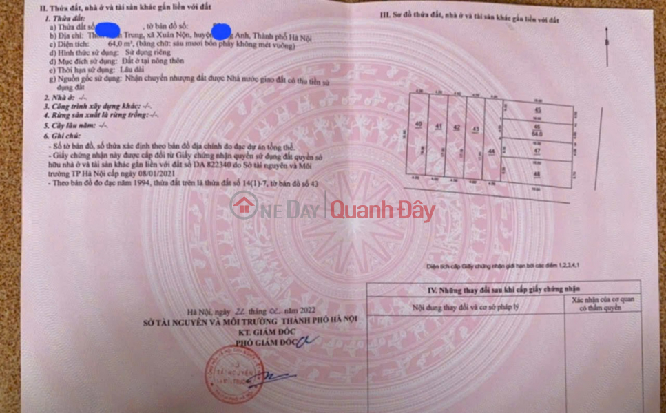 Only 2.x billion !!! Land for sale at Dinh Trung Xuan Non, 64m2, 3 cars can avoid. Contact: 0936123469 | Vietnam | Sales, đ 2.9 Billion