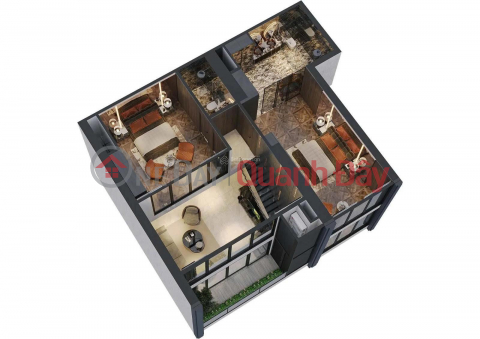 Siêu phẩm căn Duplex tầng trung (3PN+4WC) Noble Crystal Tây Hồ _0