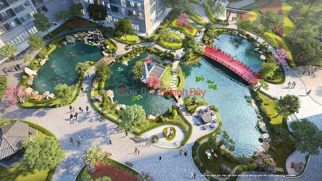 Property Search Vietnam | OneDay | Residential | Sales Listings Selling 2PN2VS apartment, corner of Ruby subdivision - The Zenpark Vinhomes ocean park Gia Lam