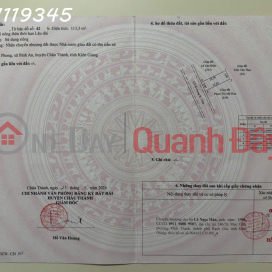 Cần tiền bán nhanh lô đất 2 mặt tiền Tắc Cầu, Bình An, DT 113.5 m2, giá 800 triệu _0