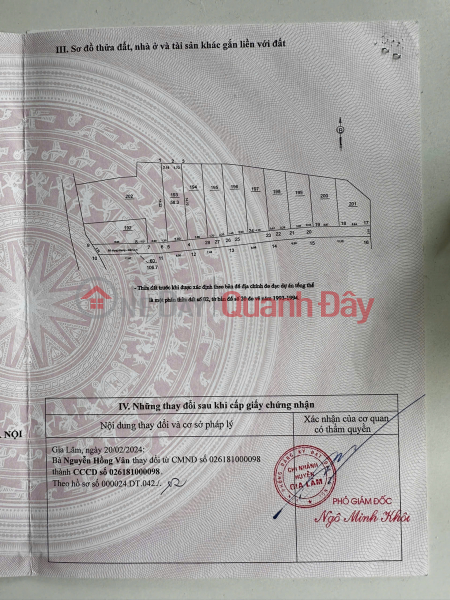 CHÍNH CHỦ CẦN BÁN 58.3 M2 DƯƠNG QUANG - THUẬN AN, GIÁ NHỈNH 3 TỶ, LH 0985865658 Niêm yết bán