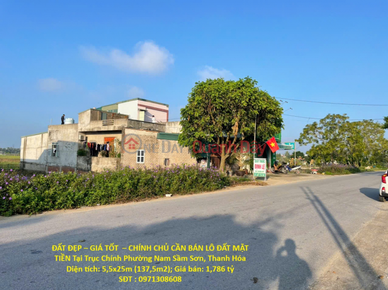 ĐẤT ĐẸP – GIÁ TỐT – CHÍNH CHỦ CẦN BÁN LÔ ĐẤT MẶT TIỀN Tại Trục Chính Phường Nam Sầm Sơn, Thanh Hóa Niêm yết bán