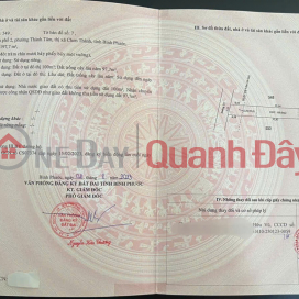 ĐẤT ĐẸP - ĐẦU TƯ SINH LỜI - Chính Chủ Bán Lô Đất Phường Thành Tâm, Chơn Thành, Bình Phước _0