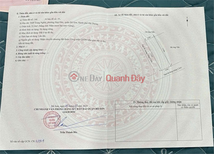 Property Search Vietnam | OneDay | Residential, Sales Listings CORNER LOT WITH 2 FRONTAGES ON TRUNG NGHIA STREET - CARS ON THE LAND - PRICE ONLY 8XX MILLION ZALO 0567 222 555