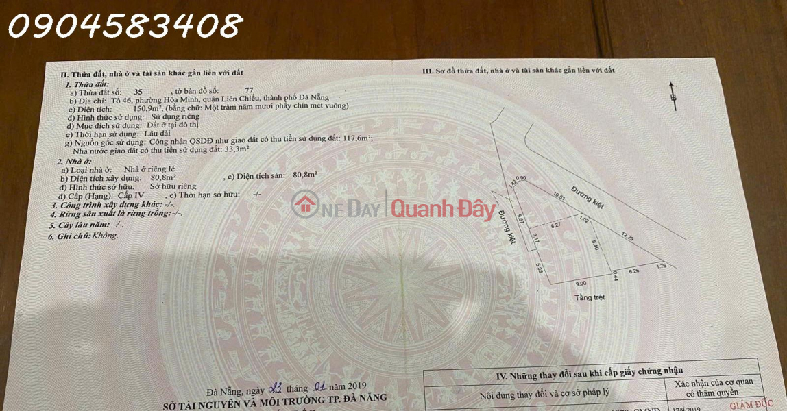 Bán nhà cấp 4 gần ngã tư Nam Trân - Hoàng Thị Loan, đường kiệt 5m xe tải tránh nhau, Việt Nam | Bán | đ 8 tỷ