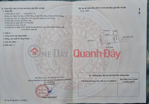 BÁN ĐẤT HỮU BẰNG KIẾN THỤY 56,2M2 – NGÕ Ô TÔ – GIÁ RẺ TẦM TIỀN ZALO 0567 222 555 _0