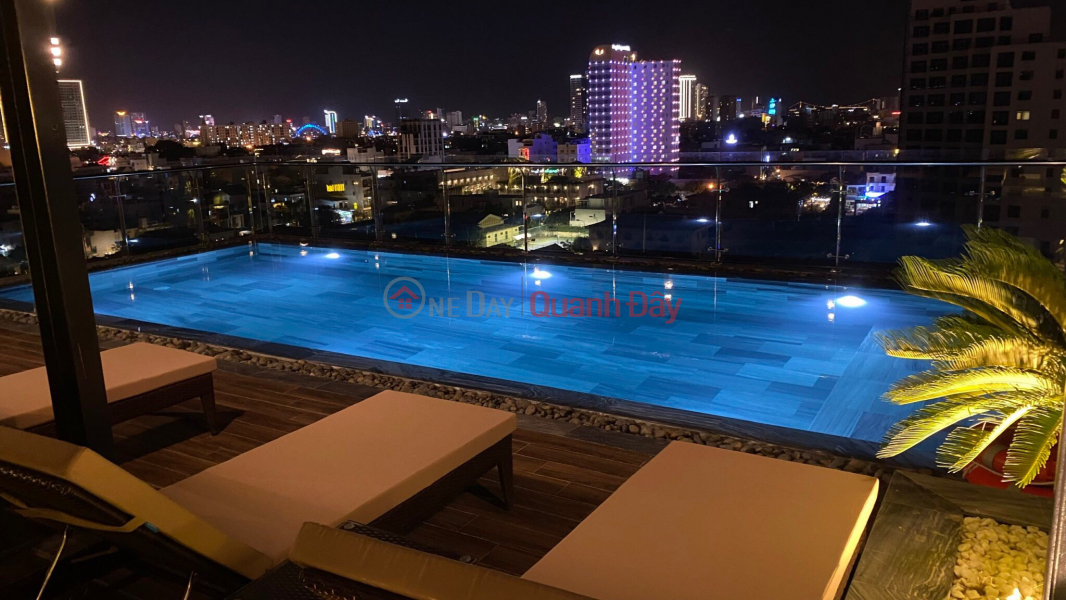 Bán khách sạn 7 tầng hồ bơi mặt tiền đường 30 tháng 4 Hoà Cường Bắc,Hải Châu.Dt 160m2 Niêm yết bán