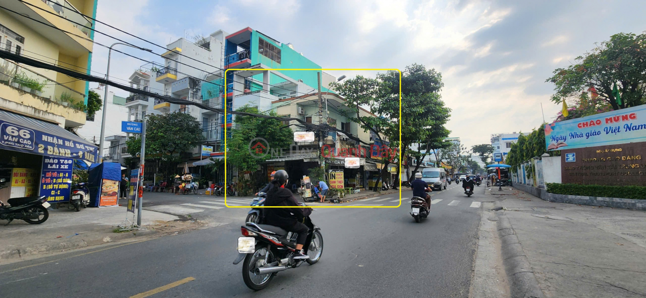 Property Search Vietnam | OneDay | Residential | Rental Listings House for rent, 2 street frontages, Van Cao Street, 91m², 1 floor - Opposite the College, near the intersection.