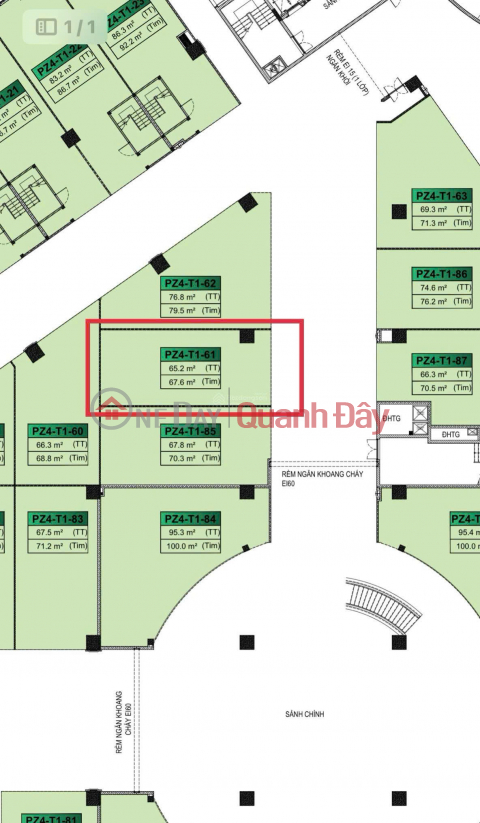 Owner needs to sell business premises in commercial center Parking Zone 4 Vinhomes Smart City _0