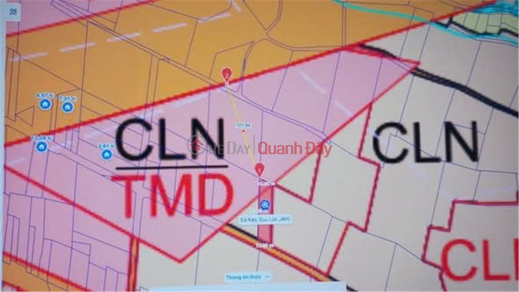 HOT HOT – LAND FOR SALE NEAR EAKAO TOURIST LAKE – 12M WIDE PLANNED ROAD FRONTAGE, EaKao Ward, Buon Ma Thuot City, Dak Lak Province, Vietnam, Sales, đ 3.4 Billion