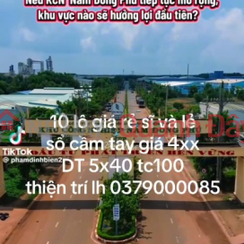 Chỉ từ 4xx triệu sở hữu đất thành phố 5x40m, sổ riêng, mặt tiền nhựa, sát khu công nghiệp _0