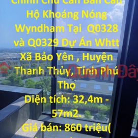 BEAUTIFUL HOUSE - GOOD PRICE - Owner For Sale Wyndham Hot Mineral Apartment In Phu Tho Province _0