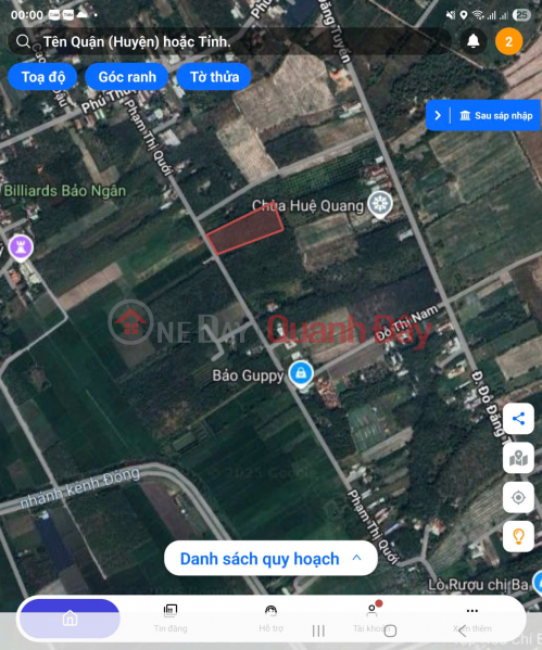 Property Search Vietnam | OneDay | Niêm yết bán, Cần sang gấp lô đất tại mặt tiền đường Phạm Thị Quới, Phú Mỹ Hưng ( nay là An Nhơn Tây),Củ Chi, TP. Hồ Chí Minh