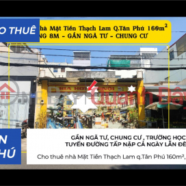 House for rent on Thach Lam Street, Tan Phu District, 160m², 8m frontage, near apartment buildings - 25 million VND. _0