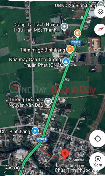 CHÍNH CHỦ BÁN - Đất Vị Thế Đẹp - Giá Tốt - Cần Bán Nhanh Đất Tại Xã Bình Lãng, Tân Trụ, Long An, Việt Nam, Bán | đ 460 triệu