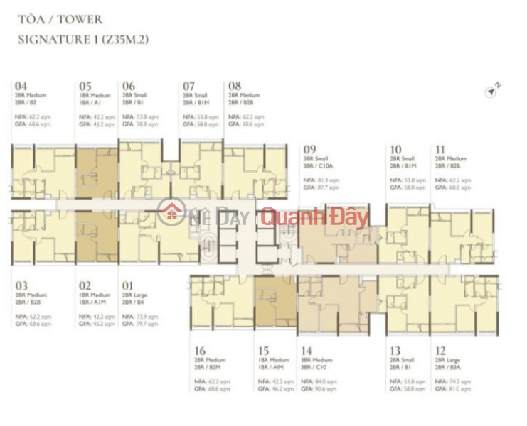 HÀNG HIẾM - căn 3Pn 91m2 ban công ĐN mát rười rượi tại Lumi Hà Nội tòa S1 giá 6.6 tỷ Niêm yết bán