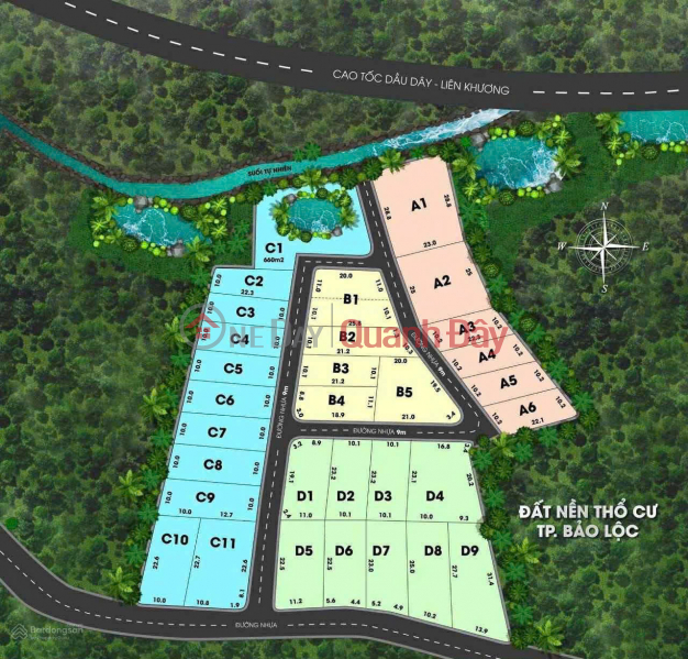 đ 2.8 Billion | Land for sale in Dam Bri Commune, Bao Loc, Lam Dong, 2.8 billion, 223m2 with preferential price only