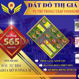 Selling a plot of land located on a wide road right in the center of Hoa Nghia ward - near Vinhomes Duong Kinh urban area. Cheap _0