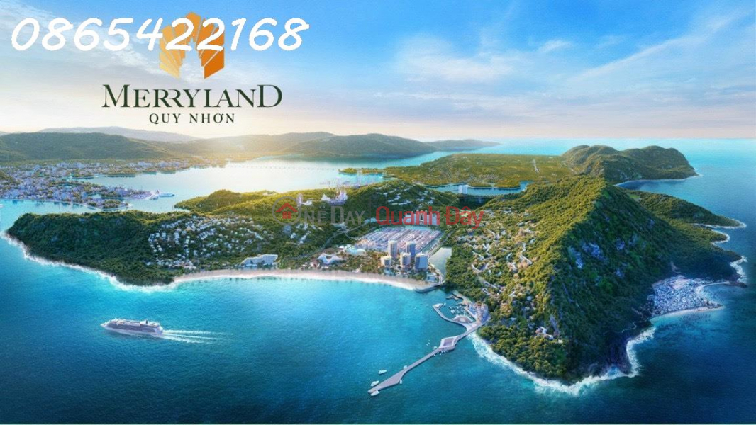 Sở hữu căn hộ mặt tiền biển tại MerryLand Quy Nhơn chỉ từ 1,2 Tỷ/căn, Việt Nam, Bán, đ 1,1 tỷ