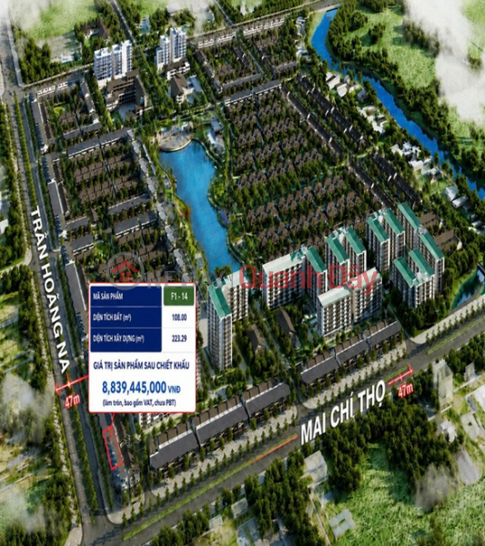 đ 8,84 tỷ | HOT HOT – CẦN BÁN SHOPHOUSE NAM LONG II CENTRAL LAKE TẠI P. Hưng Thạnh, Q. Cái Răng, TP. Cần Thơ