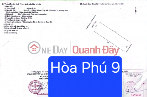 Bán đất đường 7,5m đường Hòa Phú 9 (Gò Nảy 6) - rẽ nhất thị trường _0