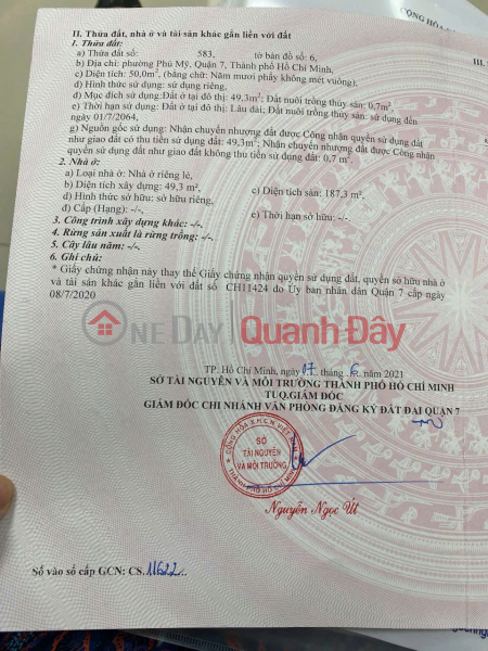Property Search Vietnam | OneDay | Residential, Sales Listings, OWNER SELLING CORNER HOUSE WITH 2 OPEN SIDES AT HUYNH TAN PHAT STREET, PHU MY WARD, DISTRICT 7 - CAR ACCESSIBLE ALLEY - BEAUTIFUL GARDEN