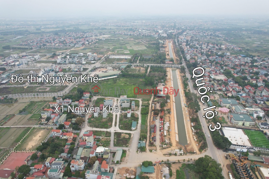 Property Search Vietnam | OneDay | Nhà ở, Niêm yết bán | Đấu Giá X1 Nguyên Khê Đông Anh, vị trí ngay sát Dự án bờ kênh đang thi công, gần QL3. Hạ tầng nội khu hiện đại