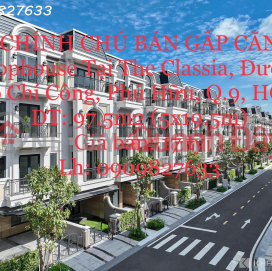 OWNER Urgently SELLS Shophouse At The Classia, Vo Chi Cong Street _0