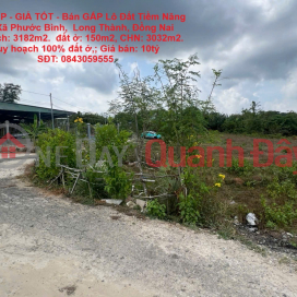 ĐẤT ĐẸP - GIÁ TỐT - Bán GẤP Lô Đất Tiềm Năng Tại Xã Phước Bình, Long Thành, Đồng Nai _0