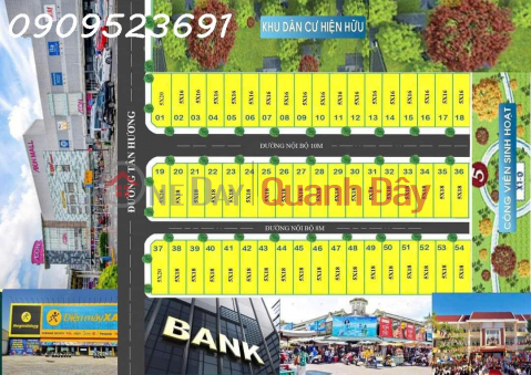 Land for sale at Long Cang Residence, 1.6 billion VND, 90 m2, full legal documentation. _0