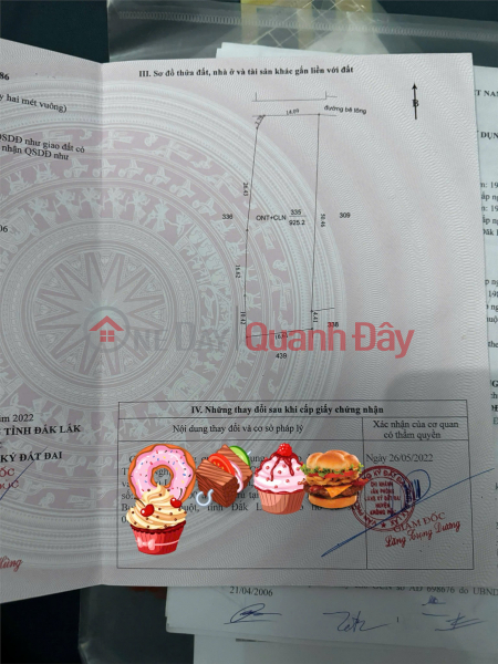 Property Search Vietnam | OneDay | Residential Sales Listings | BEAUTIFUL LAND - GOOD PRICE - URGENTLY SELLING A PLOT OF POTENTIAL LAND IN Ea Kenh Commune, Krong Pac, Dak Lak