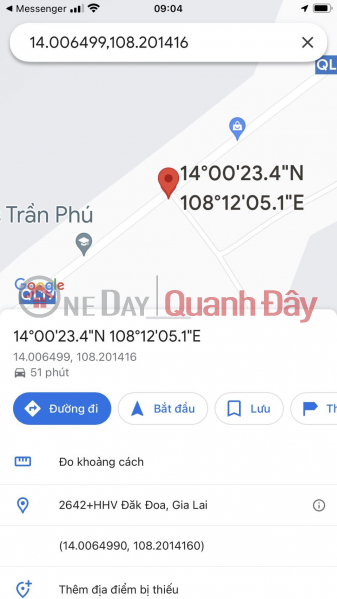 ĐẤT CHÍNH CHỦ - GIÁ TỐT - Lô Đất Mặt Tiền Quốc Lộ 19, Hà Lòng Xã Kdang, Đăk Đoa, Gia Lai, Việt Nam Bán, ₫ 810 triệu