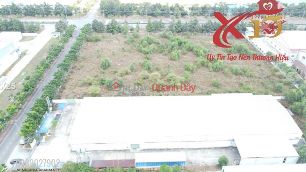 đ 100 Billion Factory for sale with 2 frontage asphalt road, Nhon Trach Industrial Park, Dong Nai