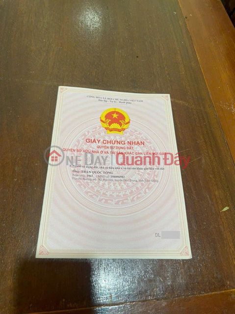 ĐẤT ĐẸP - CẦN BÁN GẤP Lô Đất Tại xã Phú Hội ,huyện Đức Trọng, tỉnh Lâm Đồng _0