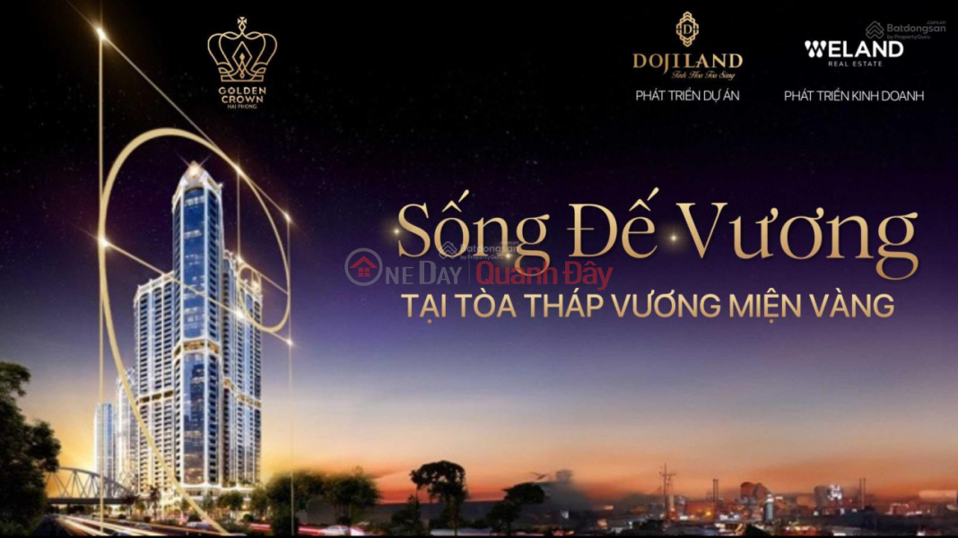 "Special offer: 2% discount and receive 100 million VND when booking Imperial Golden Crown Hai Phong apartment!" Sales Listings