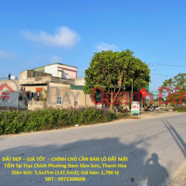 ĐẤT ĐẸP – GIÁ TỐT – CHÍNH CHỦ CẦN BÁN LÔ ĐẤT MẶT TIỀN Tại Trục Chính Phường Nam Sầm Sơn, Thanh Hóa _0