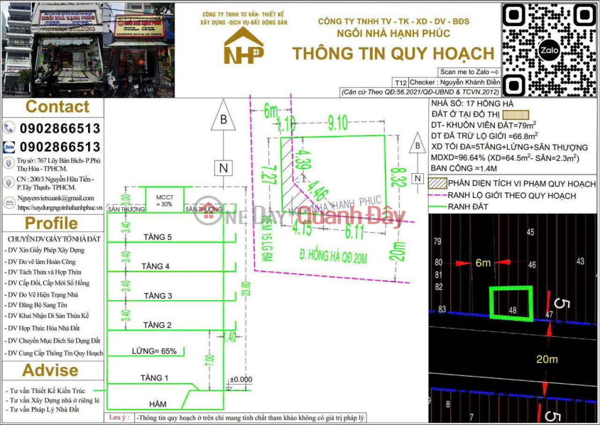 Property Search Vietnam | OneDay | Residential Sales Listings | **House for sale at 17 Hong Ha Street, Ward 2, Tan Binh District (10.2m x 8m),5 floors**