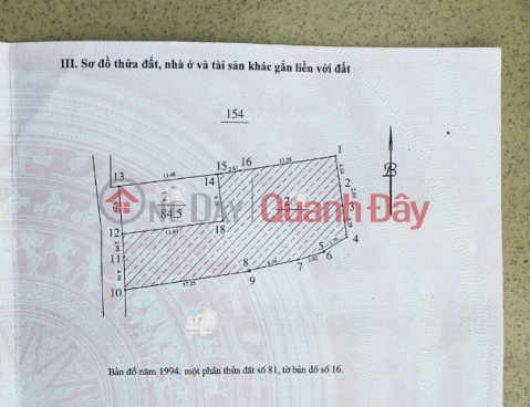 Bán ĐẤT tặng nhà 3T NGỌA LONG, MINH KHAI, 85m, MT6,2m, ô tô, 3 thoáng, giá đầu tư _0