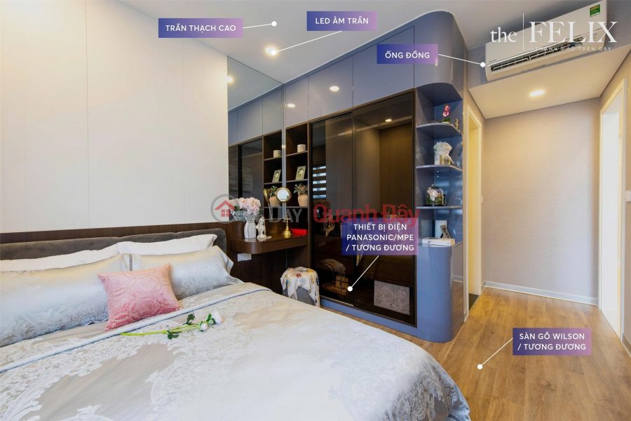 THE FELIX Luxury apartment from only 1.48 BILLION - Pay only 10% in advance to own your dream home! | Vietnam Sales | đ 45.9 Million