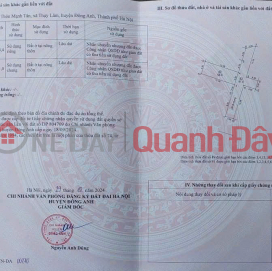 LAND FOR SALE 54.4M2 MANH TAN THUY LAM DONG ANH - CAR ACCESS TO LAND IS ONLY ABOVE 3 BILLION _0
