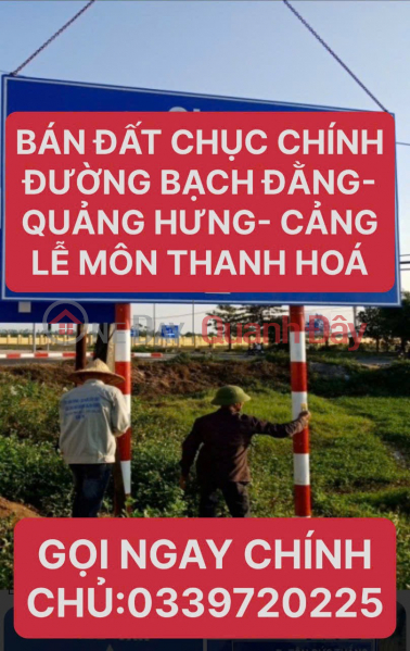 HOT HOT – LAND FOR SALE, 5M FRONTAGE – GREAT PRICE - Located at 25 Bach Dang Street, Quang Phu Ward, Thanh Hoa City | Vietnam Sales | đ 1.7 Billion