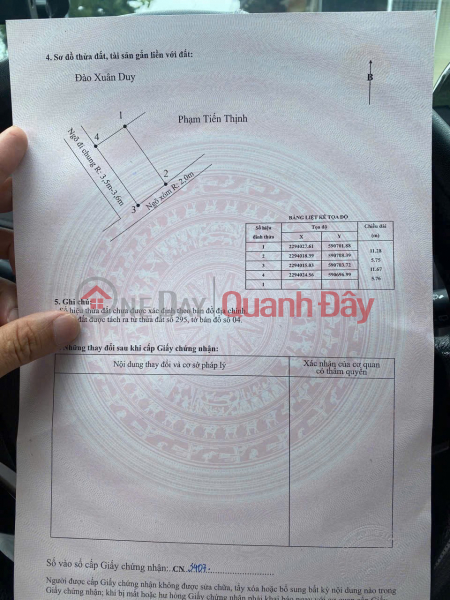 CORNER LOT OF NGU PHUC - NEAR INDUSTRIAL PARK, RARE PRICE UNDER 1 BILLION ZALO 0567 222 555, Vietnam, Sales, đ 1.09 Billion