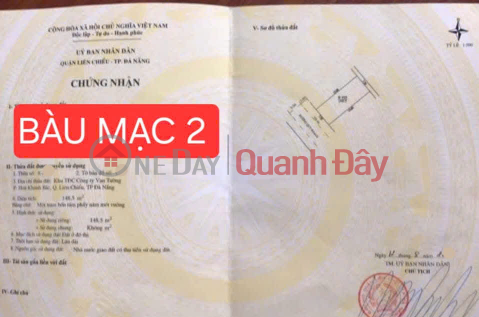 Bán đất đường Bàu Mạc 2 - gần biển - Sát Nguyễn Chánh thông biển _0