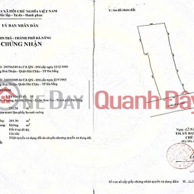 CHÍNH CHỦ BÁN ĐẤT ĐƯỜNG LÊ HỮU TRÁC, AN HẢI ĐÔNG, SƠN TRÀ, ĐÀ NẴNG – Cực Kỳ Tiềm Năng. _0