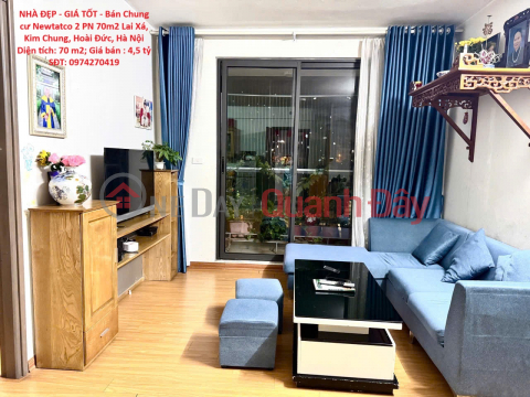 BEAUTIFUL APARTMENT - GREAT PRICE - Selling Newtatco Apartment, 2 Bedrooms, 70m2, Lai Xa, Kim Chung, Hoai Duc, Hanoi _0