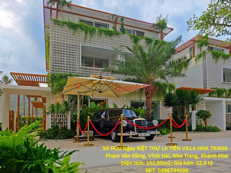 Sở Hữu Ngay BIỆT THỰ LA TIÊN VILLA NHA TRANG - Phạm Văn Đồng, Vĩnh Hải, Nha Trang, Khánh Hòa Niêm yết bán